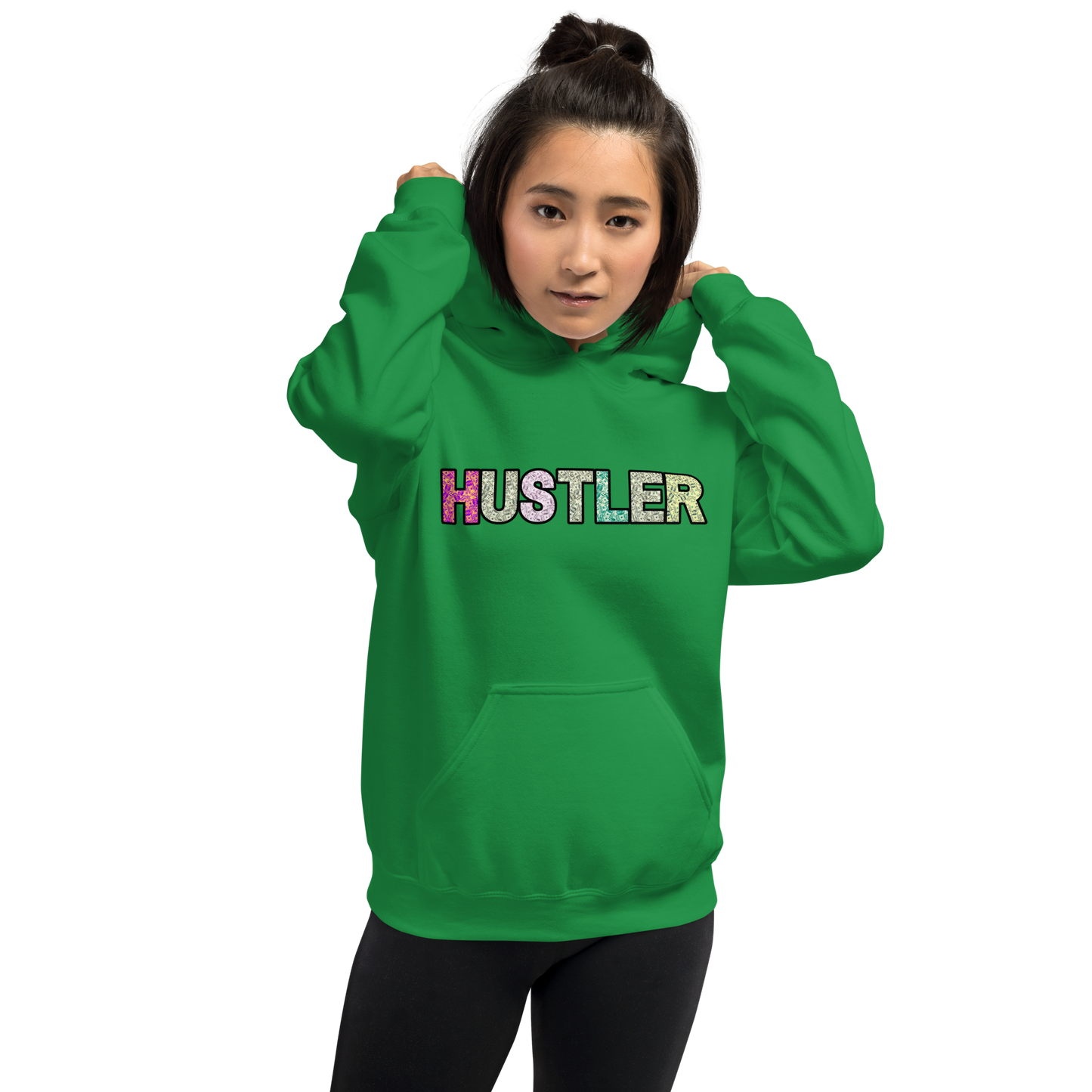 Hustler Unisex Hoodie - Black